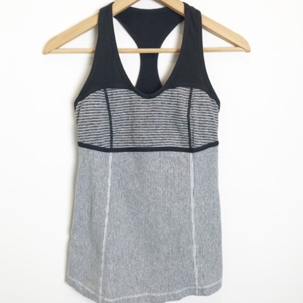 Lululemon Racerback Stripe Tank (WORN ONCE)